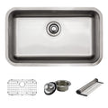 29 Inch Undermount Single Bowl 18 Gauge Kitchen Sink R136085