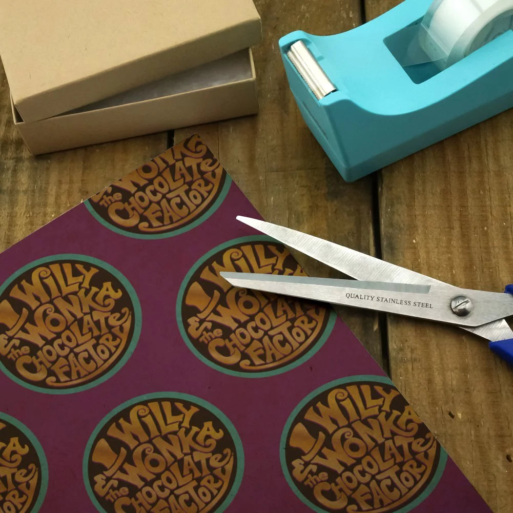 Chocolate Factory Logo Kraft Wrapping Paper P3131