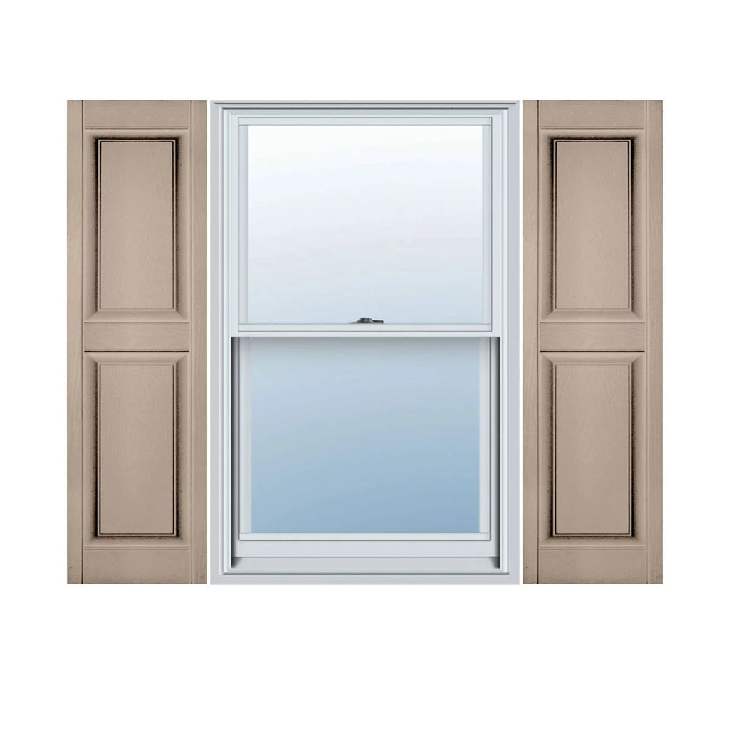 Vinyl Double Panel Shutters Q832