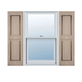 Vinyl Double Panel Shutters Q832