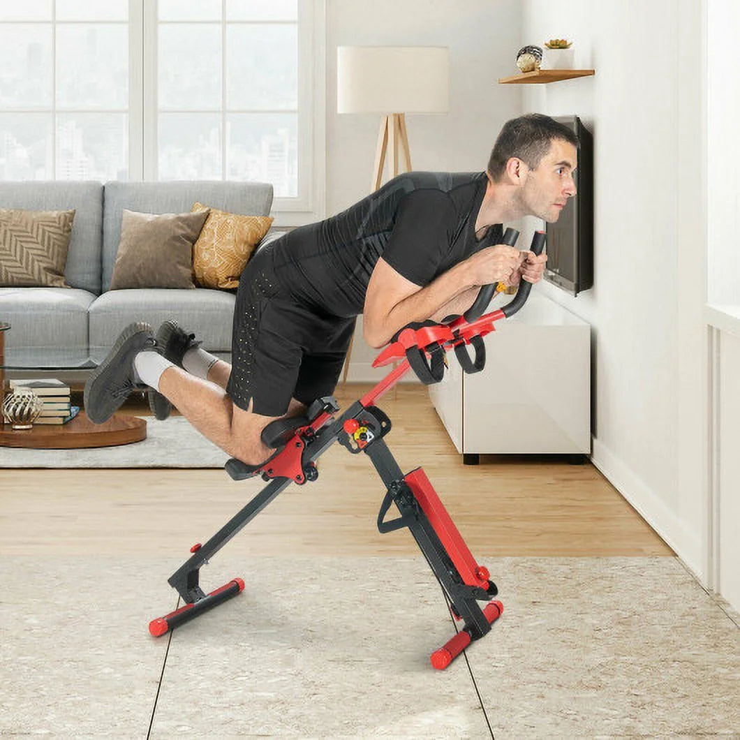 4-in-1 Folding Rowing Machine with Control Panel M7525