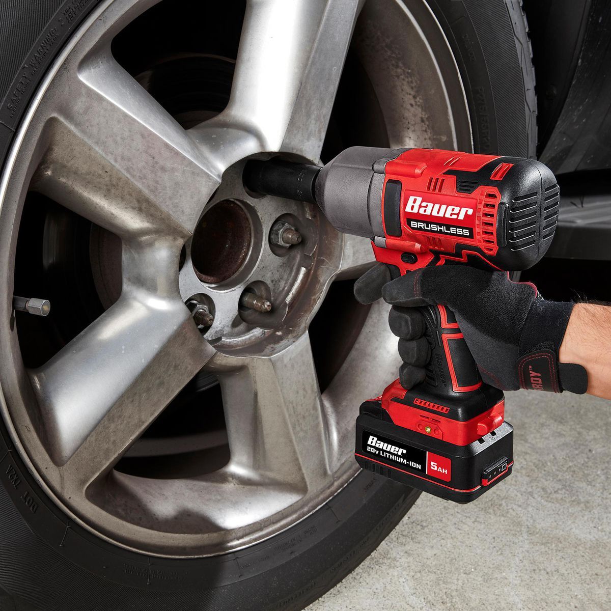 20V Brushless Cordless 1/2 in. High-Torque Impact Wrench Kit with 5 Ah Battery and Charger K6083
