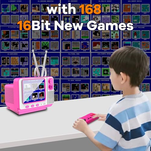 Handheld Game with 168 Retro Video Games S517520