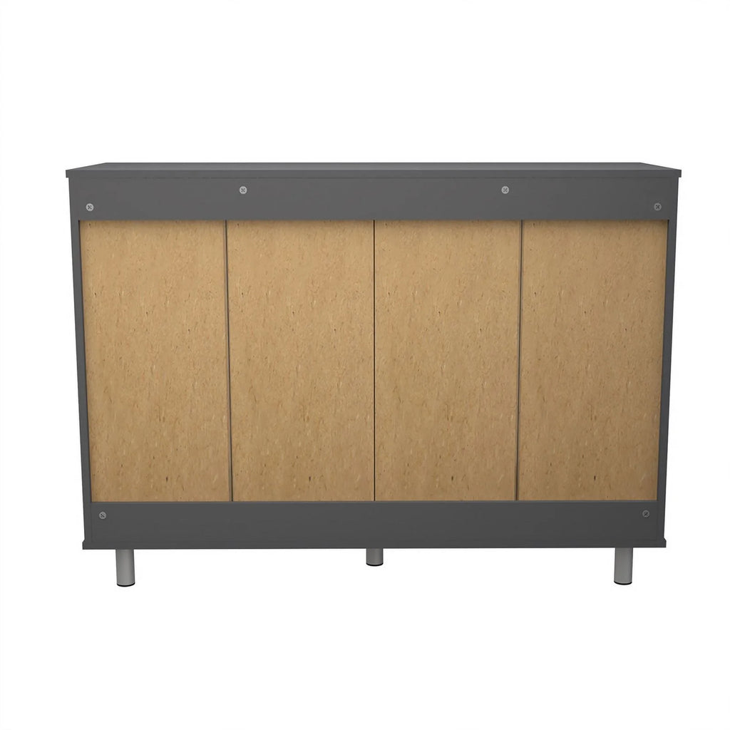 Engineered Wood Double Storage Garage Cabinet in Taupe L897149