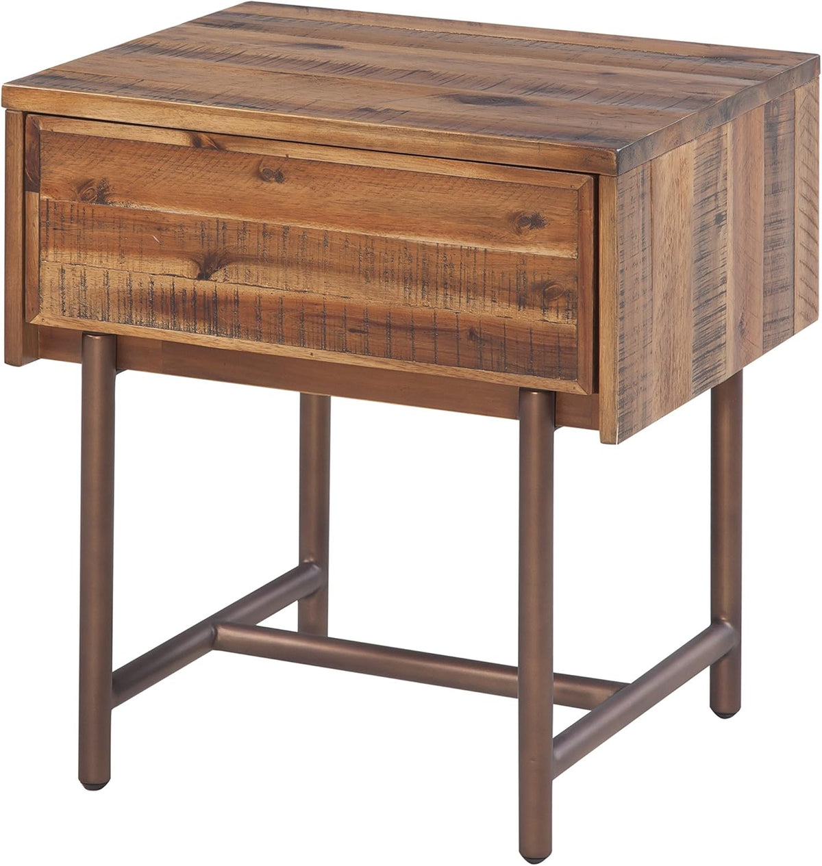 Acacia Wood 5 Drawer Chest I487557