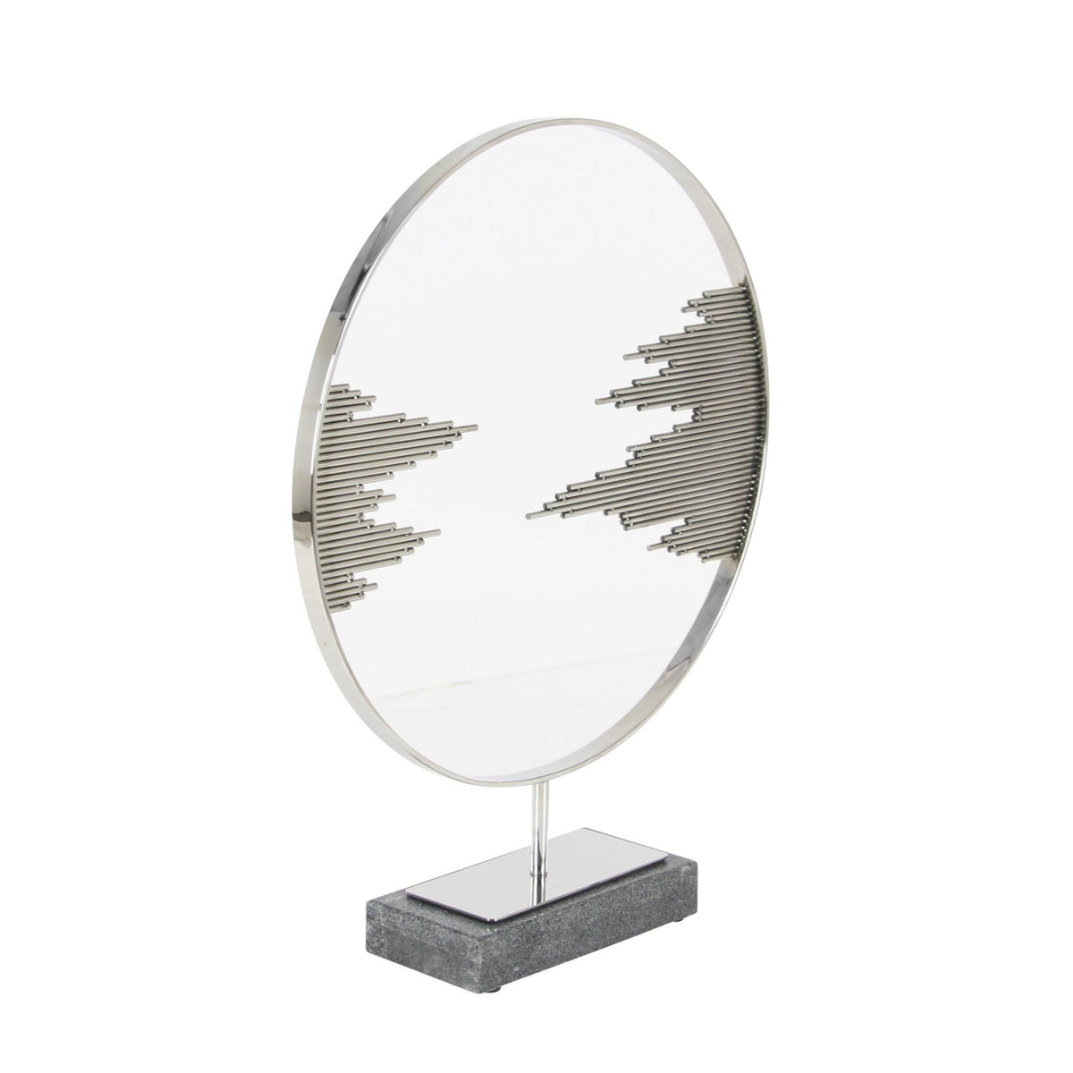 Stainless Steel Marble Decor I62605