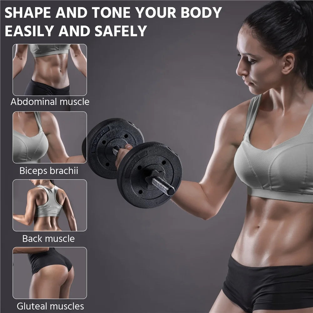 Adjustable Dumbbell Set Black R99636