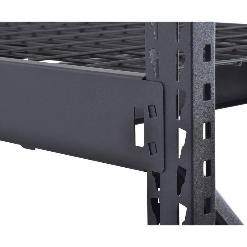 5-Tier Steel Garage Storage Shelving Unit in Black Z2454
