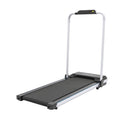 Folding Treadmill, 500W 2.0HP Under Desk Electric Treadmill with Remote & Handrail, Black J1804