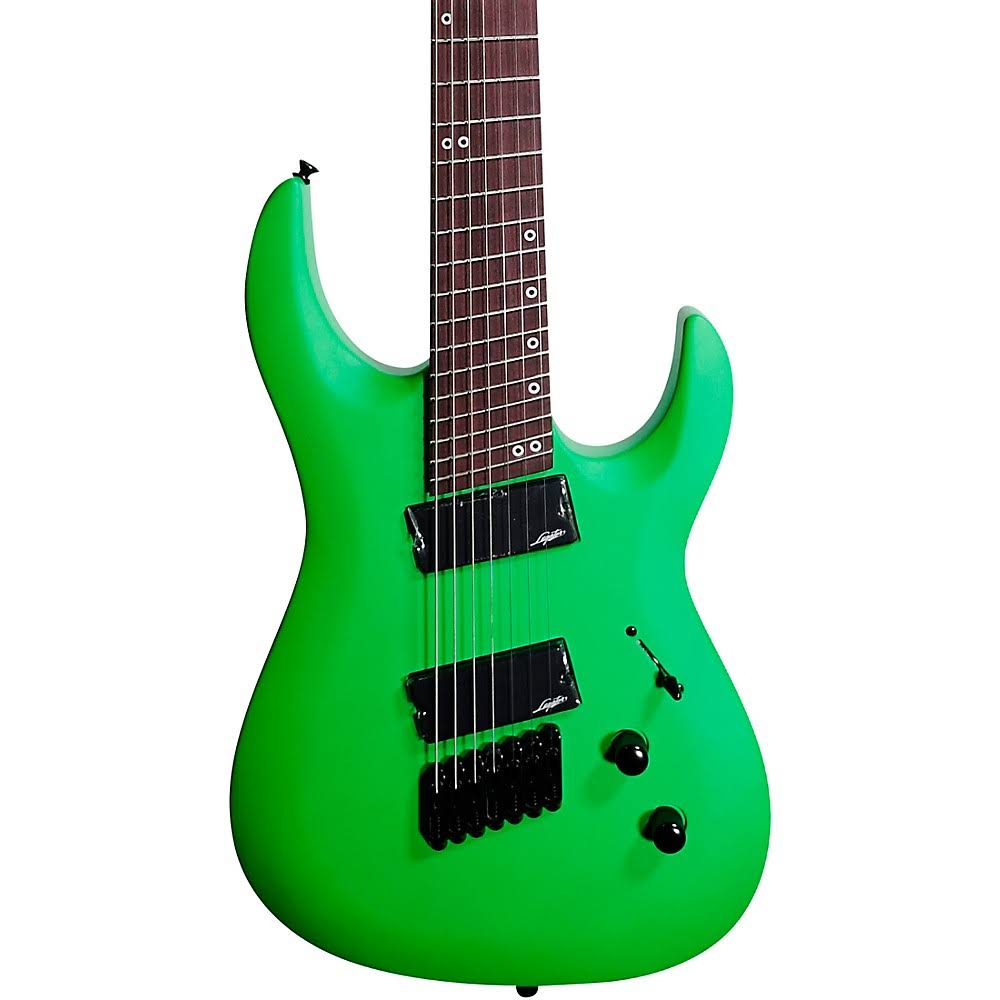 7-String Electric Guitar Neon Green R8197