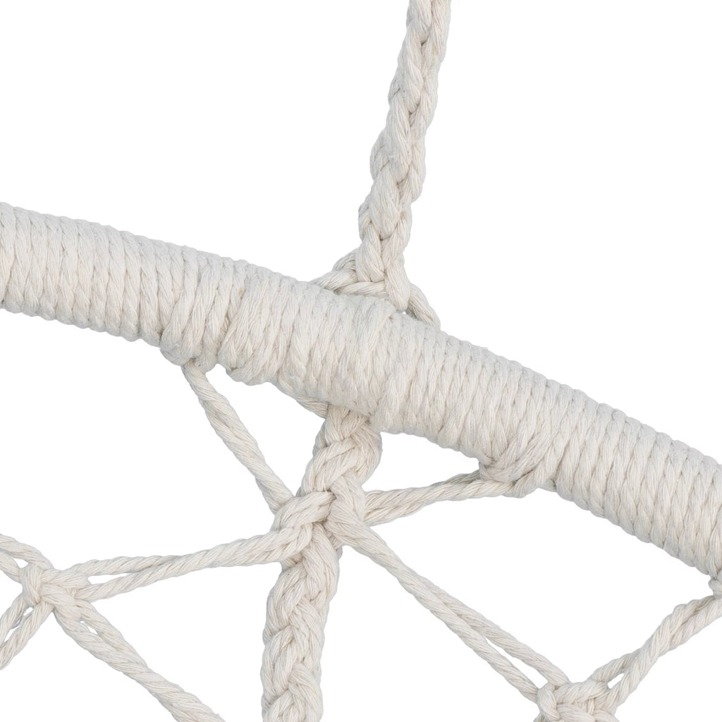 Hammock Chair Macrame Swing Chair Beige C66925