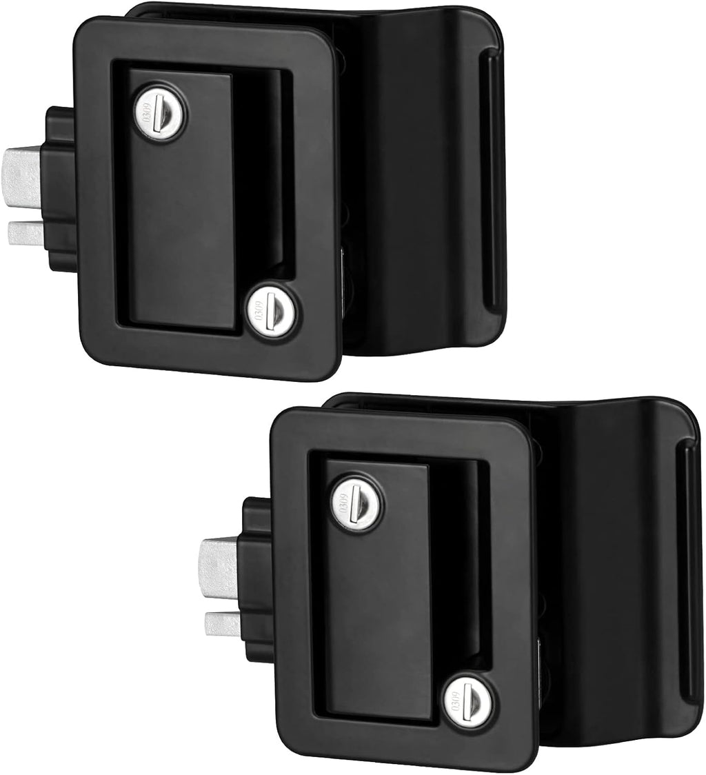2 Pack RV Entry Door Lock with Paddle Deadbolt and Keys Y1802
