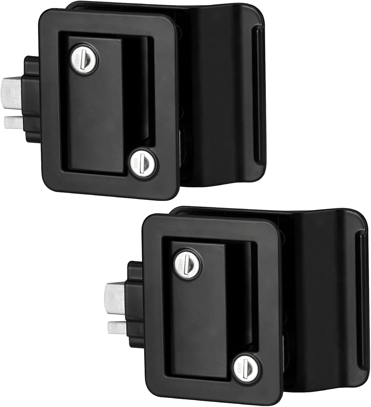 2 Pack RV Entry Door Lock with Paddle Deadbolt and Keys Y1802