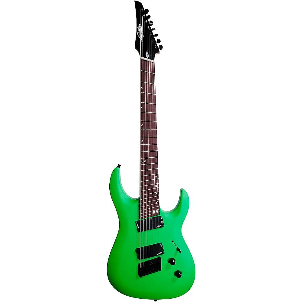 7-String Electric Guitar Neon Green R8197