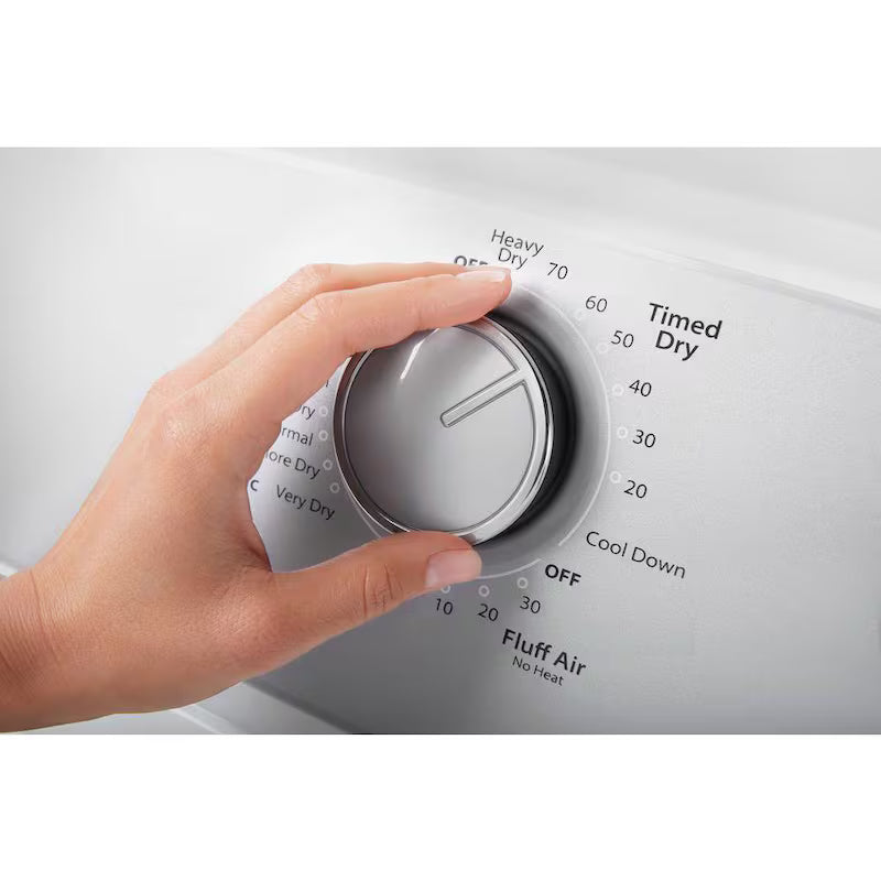 7.0 cu. ft. White Gas Dryer H9559