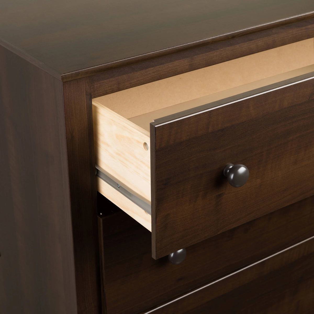 Espresso 1-Drawer Bedroom Nightstand O25899