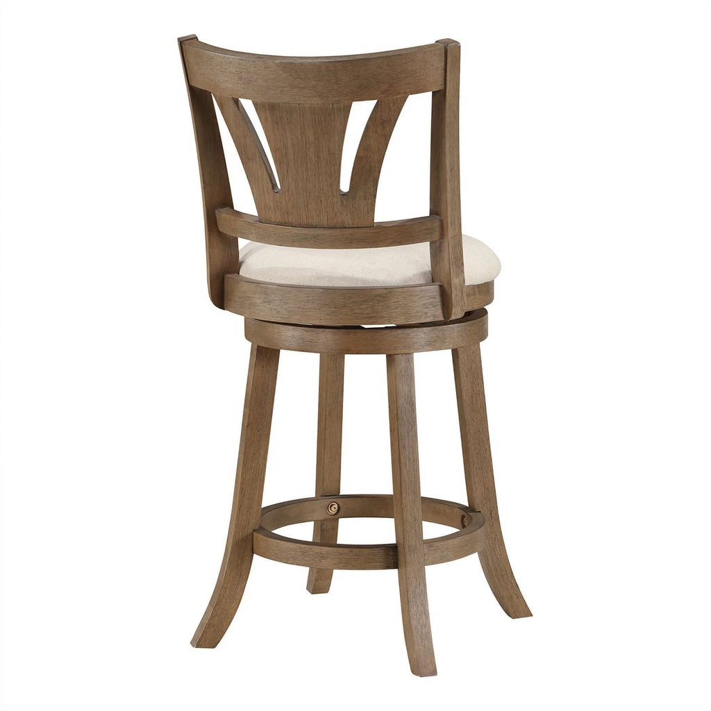 Counter Stool in Linen Cream Fabric L808775
