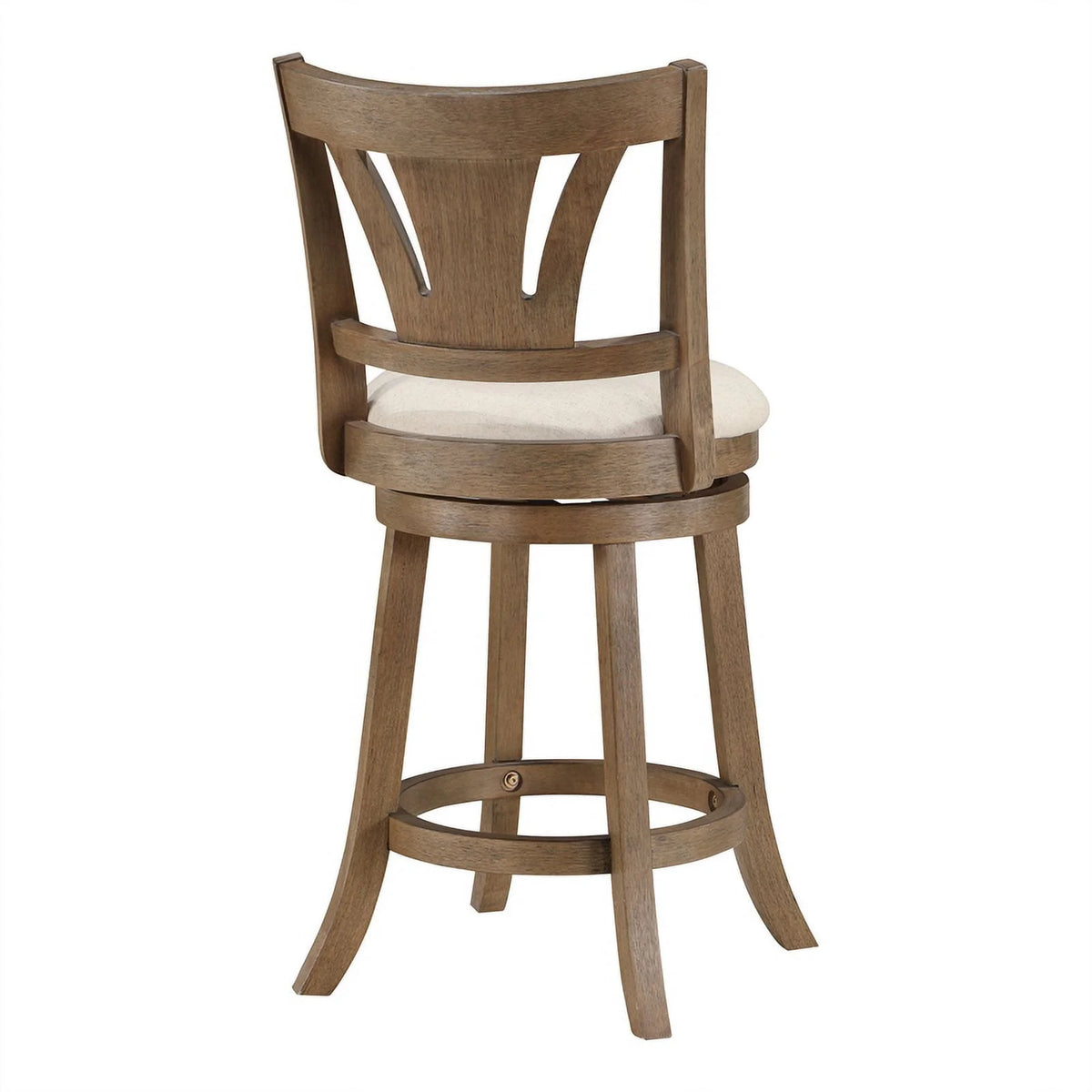 Counter Stool in Linen Cream Fabric L808775