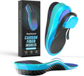 Carbon Fiber Insoles High Arch Rigid Support 1 Pair W838651