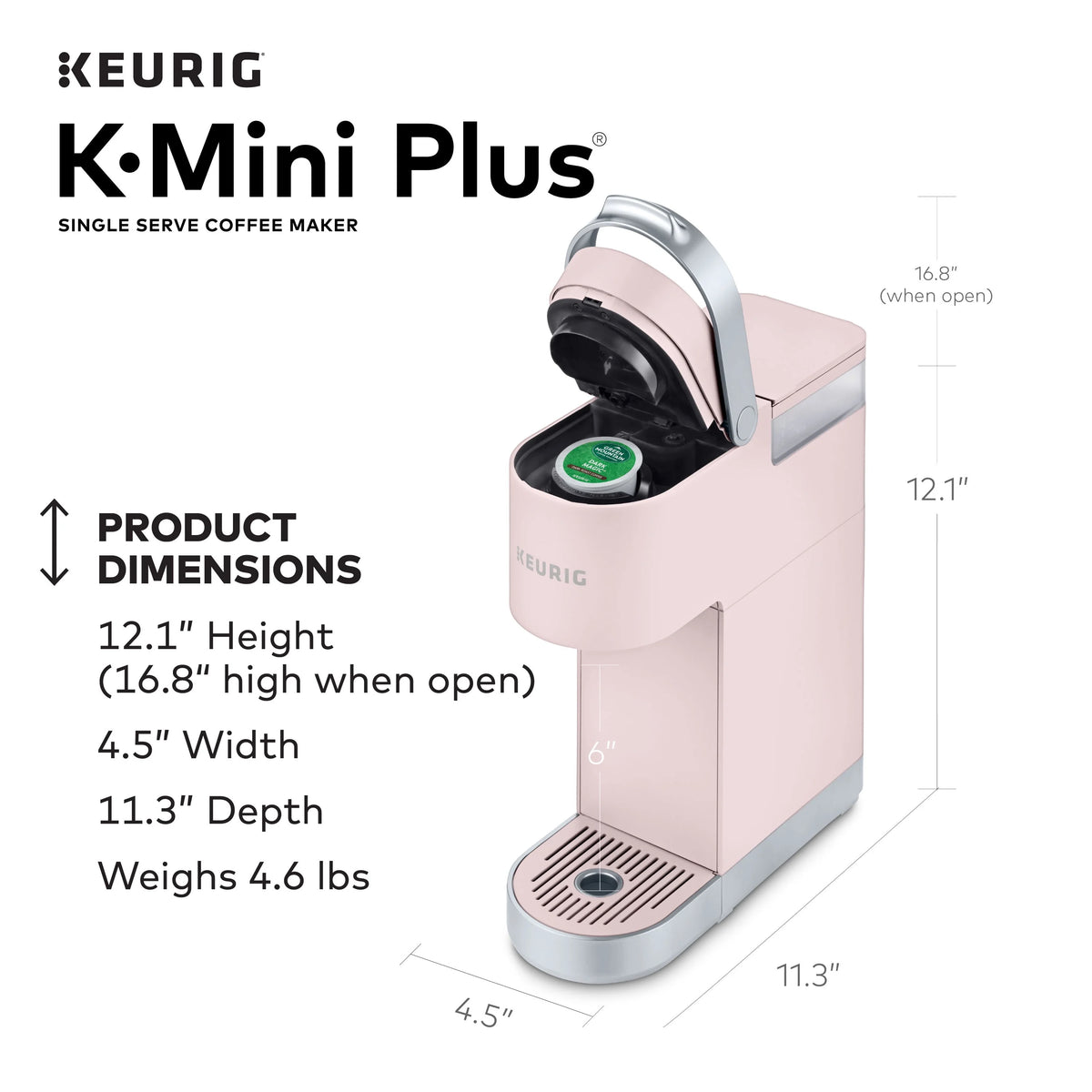 Single Serve K-Cup Pod Coffee Maker J779