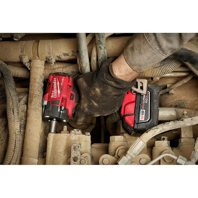 18V Lithium-Ion Brushless Cordless Compact Impact Wrench Kit H6464
