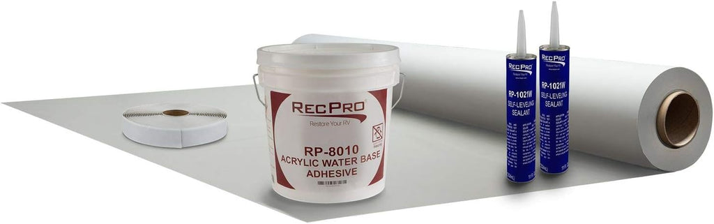 8.5' Wide PVC Rubber Roof Kit 25ft E285