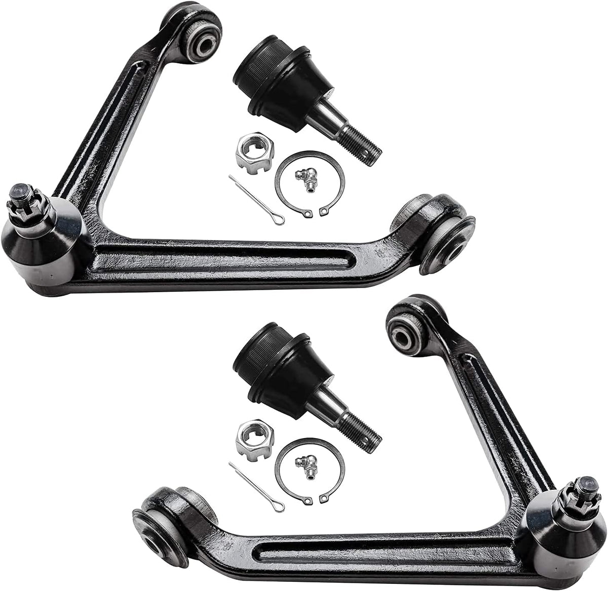 Front Upper Control Arms Ball Joints Sway Bars Tie Rods 10pc Set A7320