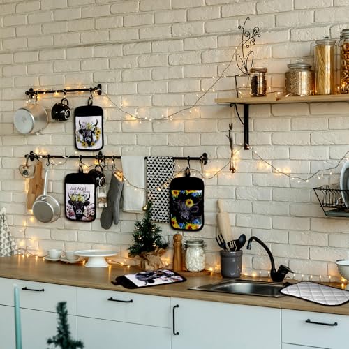 12 Pcs Christmas Pot Holders with Pocket A75818