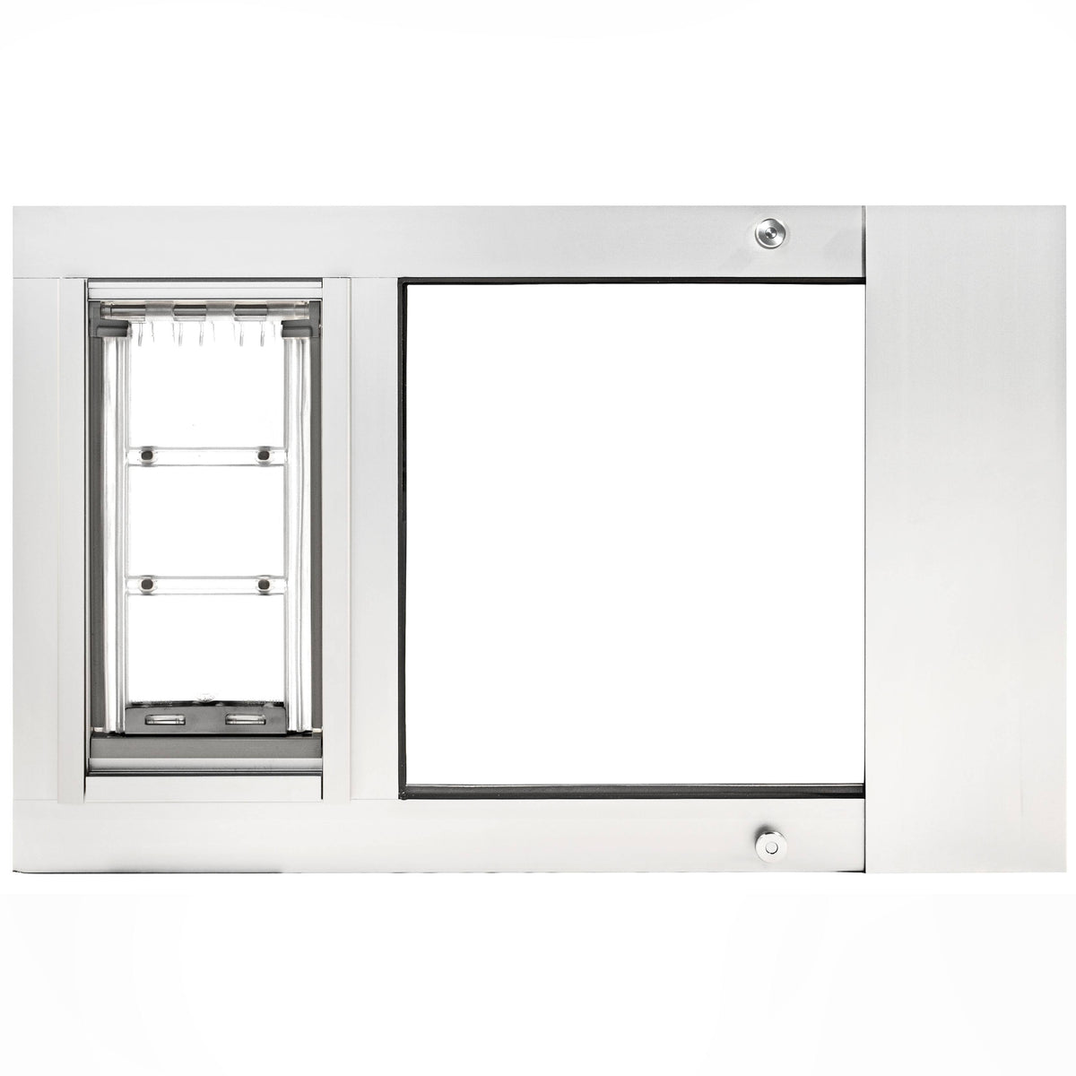 White Medium Cat Door O22062