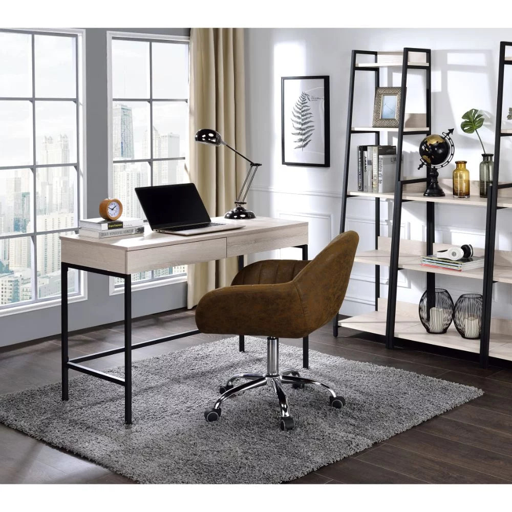 Natural & Black Desk C929798