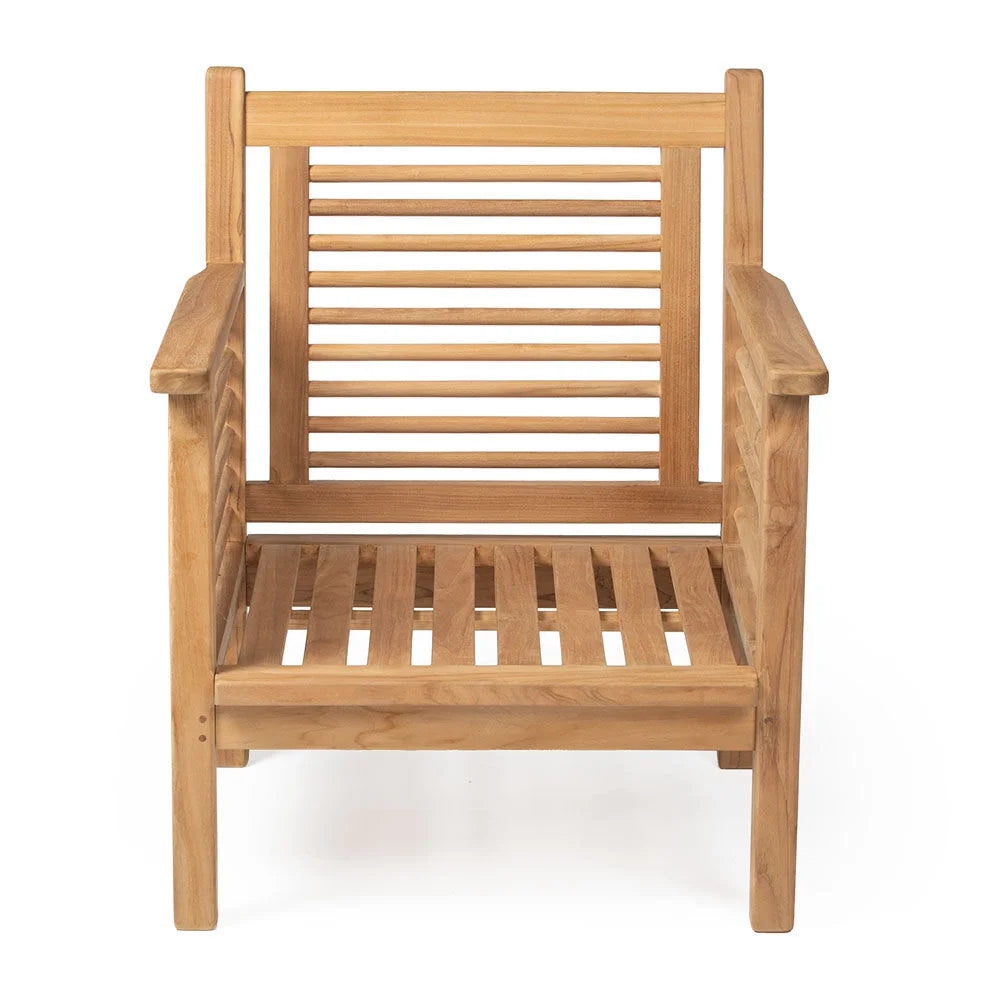 Grade A Teak Weather Resistant Solid Wood Lounge Chair D26536