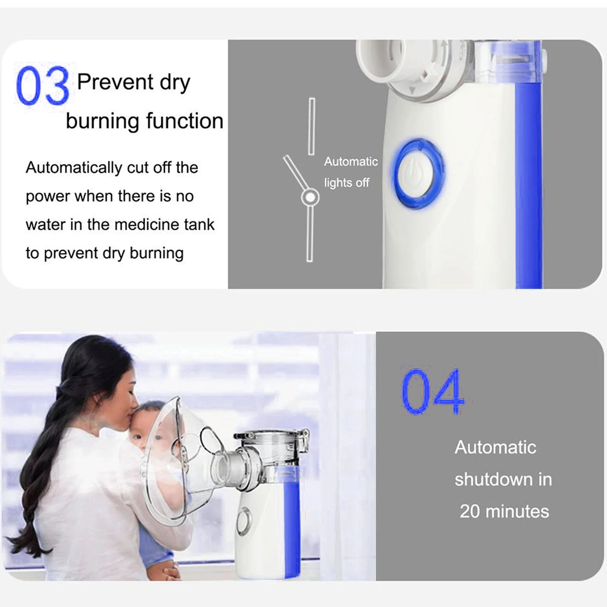 Portable USB Rechargeable Humidifier A48838