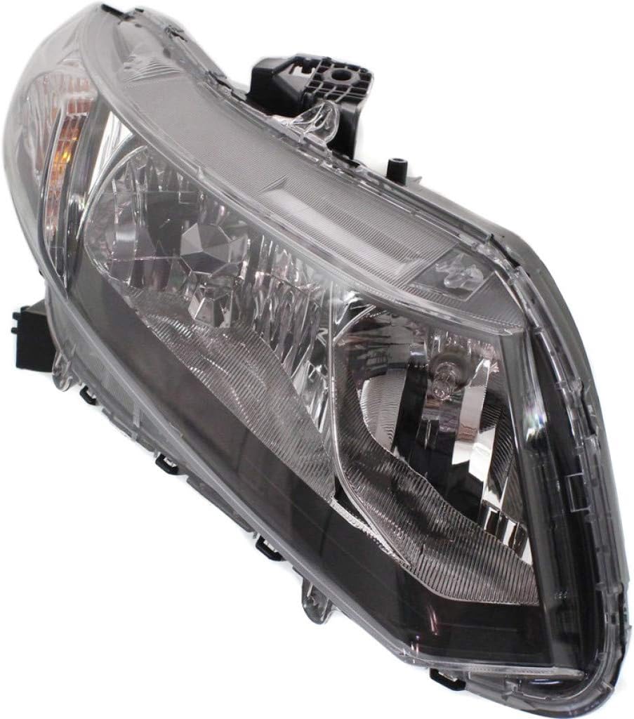 Honda Civic Headlight Assembly 2013 2014 2015 Pair D5832