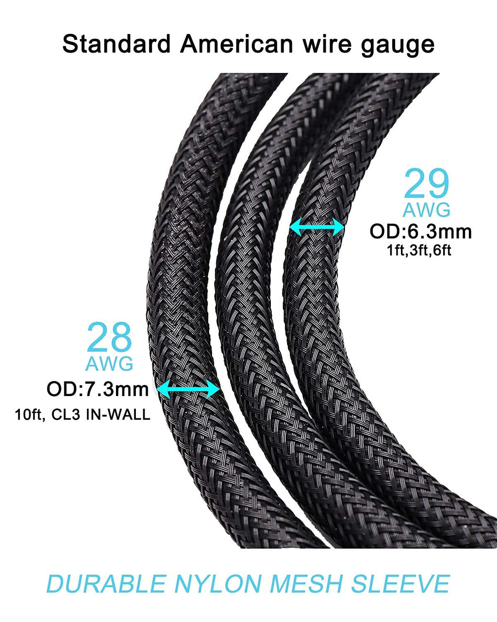 8K HDMI 2.1 Fiber Optic Cable 75ft P9144