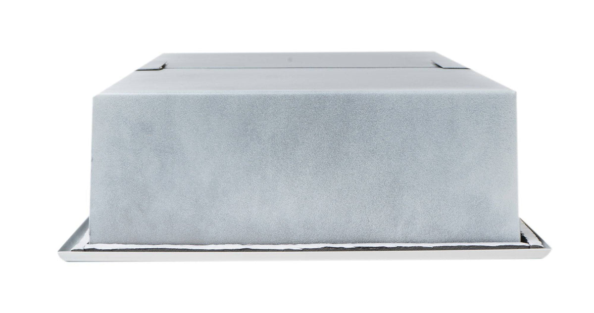 12 x 24 Stainless Steel Vertical Double Shelf Bath Shower Niche Matte White J583912