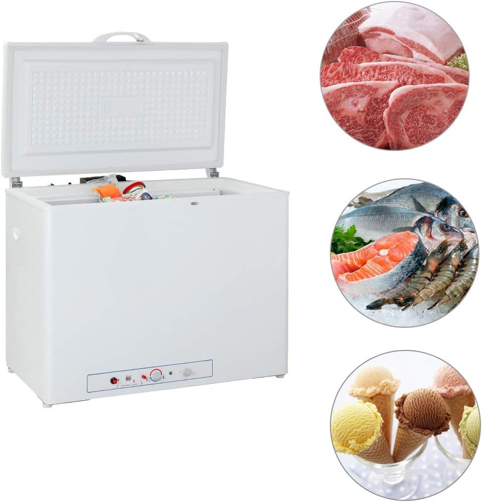 White Propane Chest Freezer 7.1 Cu.Ft B18442