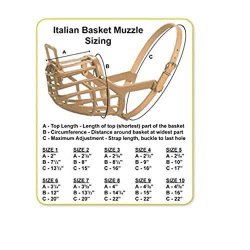 Italian Basket Dog Muzzle W89598