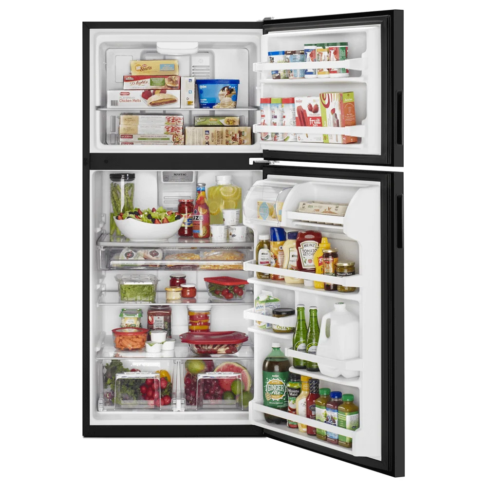 Top Freezer Freestanding Refrigerator Black S91154