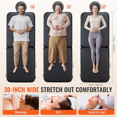 30" Wide Heavy Duty Folding Massage Table V1930