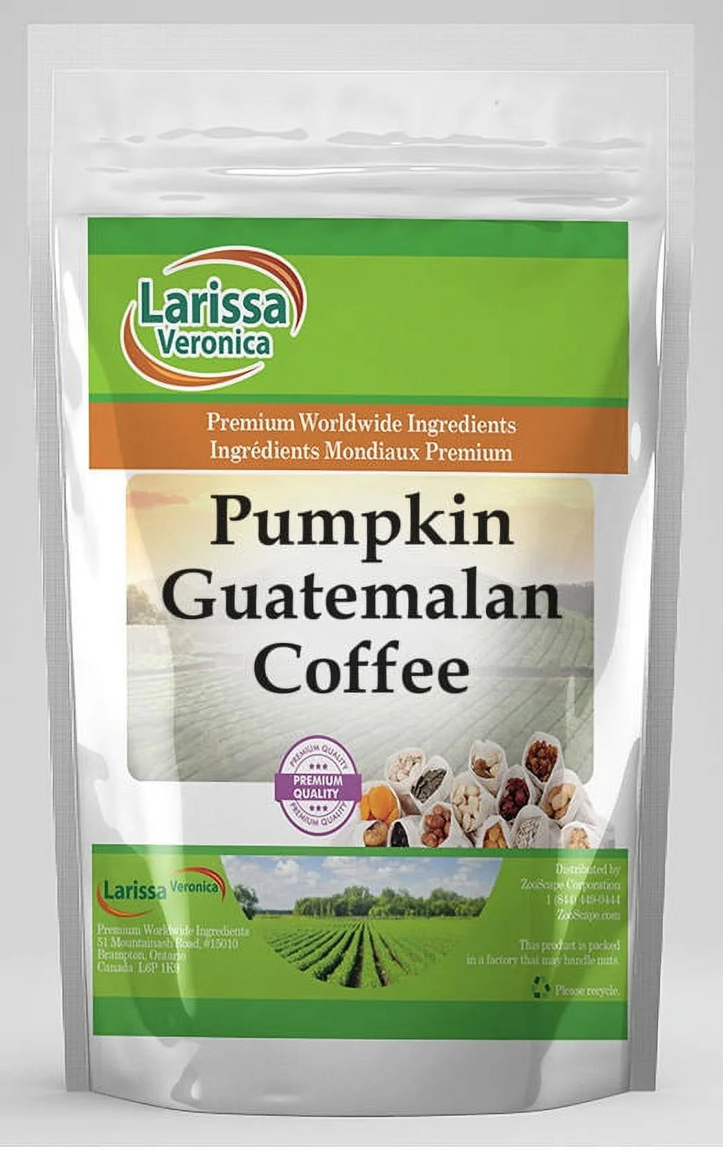 Pumpkin Whole Coffee Beans 8 oz 3-Pack D275