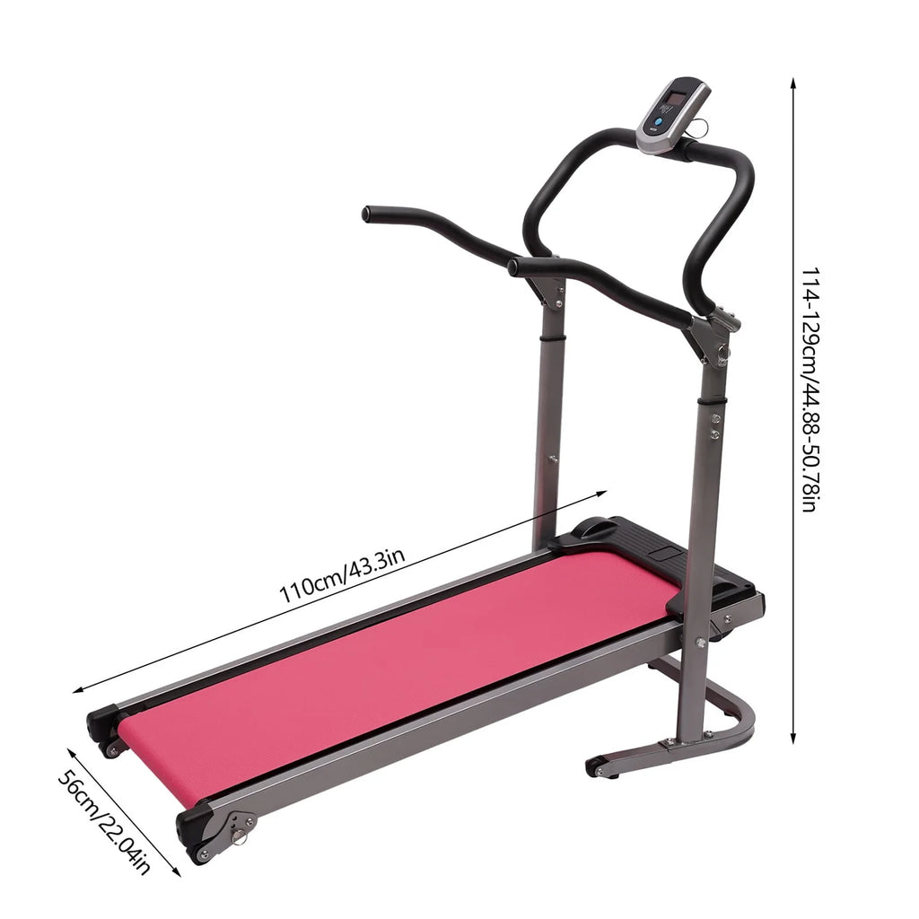 Pink Incline Folding Treadmill D84663
