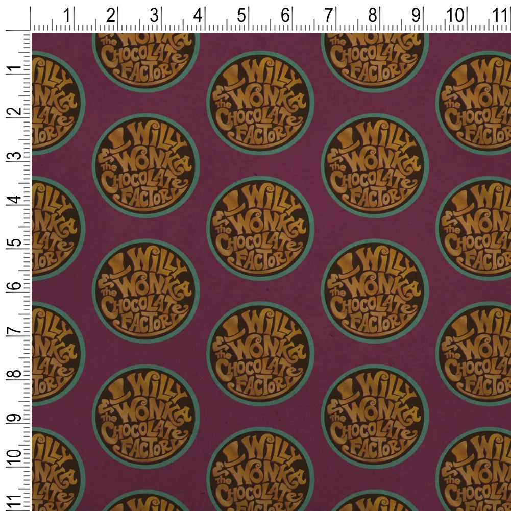 Chocolate Factory Logo Kraft Wrapping Paper P3131
