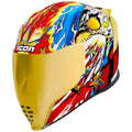 Gold Motorcycle Helmet Z627