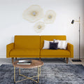 Mustard Yellow Linen Futon K5800