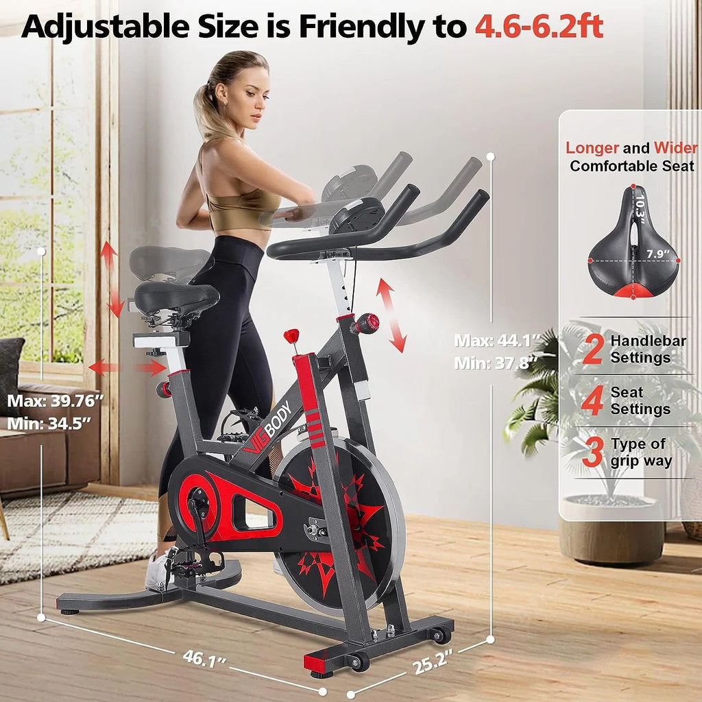 Exercise Bike Stationary Indoor Cycling Bicycle A393