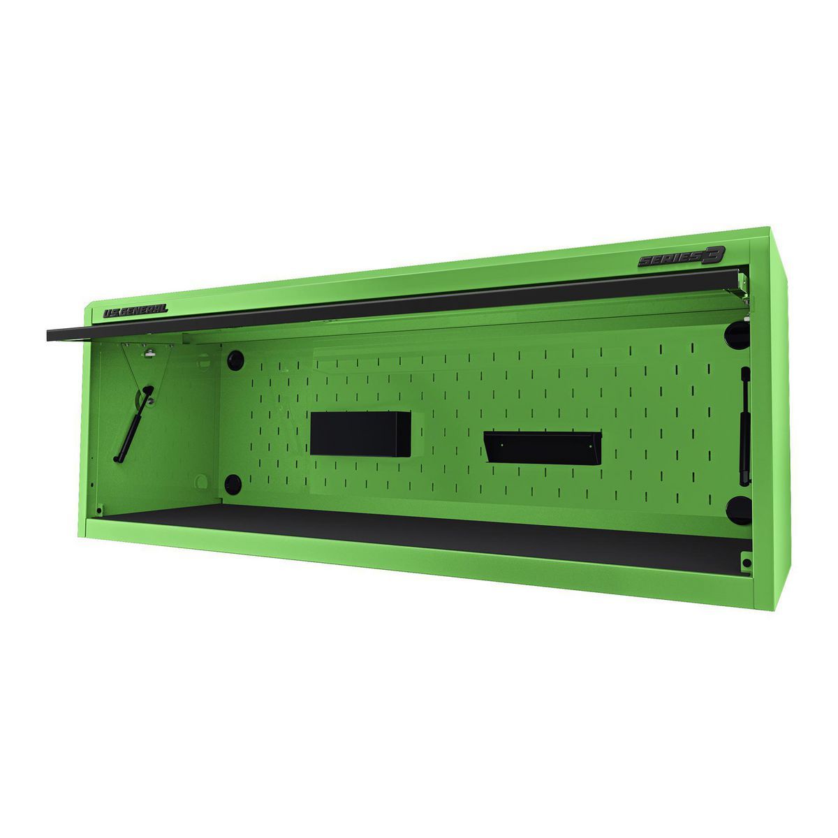 72 in. x 22 in. Green Work Center Hutch Z975