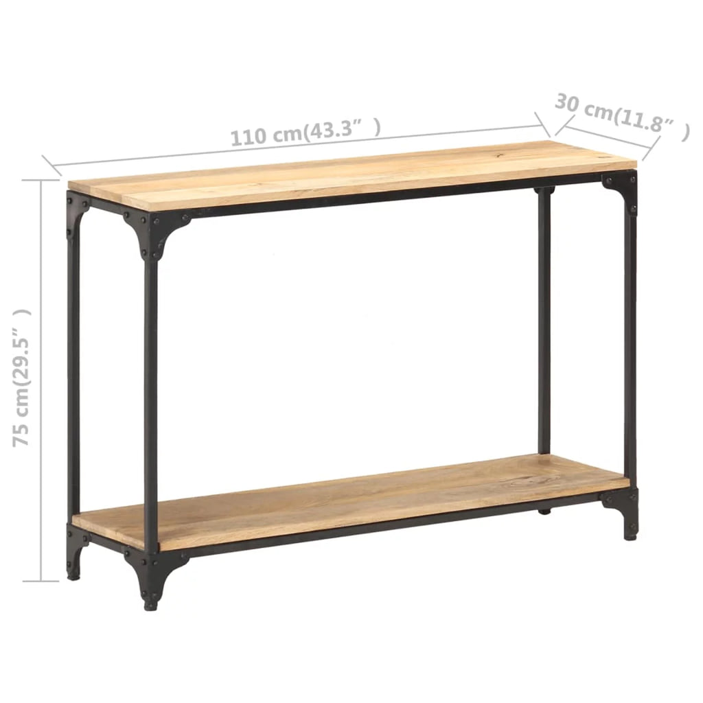 Solid Mango Wood Console Table E363729