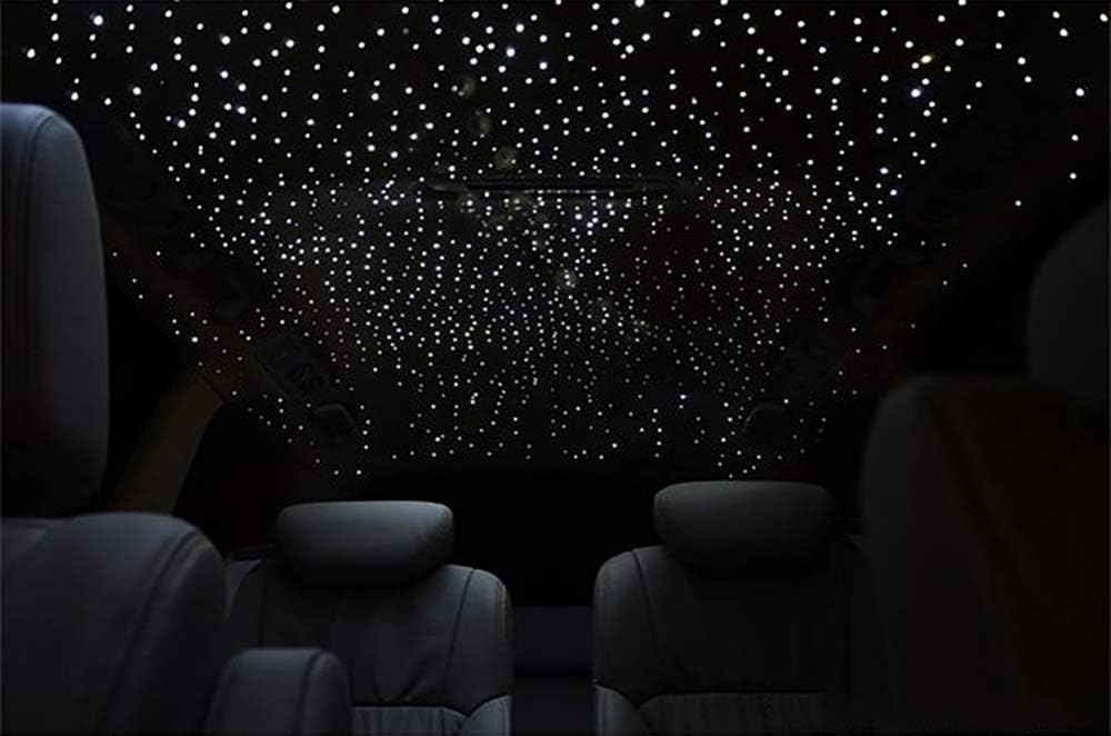 16W Fibre Optic Star Ceiling Light Kit RGBW Sound Sensor with Remote and Fiber Cable 550pcs 0.75mm 13.1ft/4m R62082