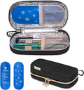 Black Insulin Cooler Travel Case with 2 Ice Packs Y299505