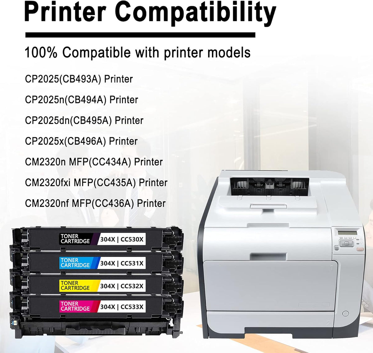 6 Pack Compatible Remanufactured Toner Cartridge Replacement O661